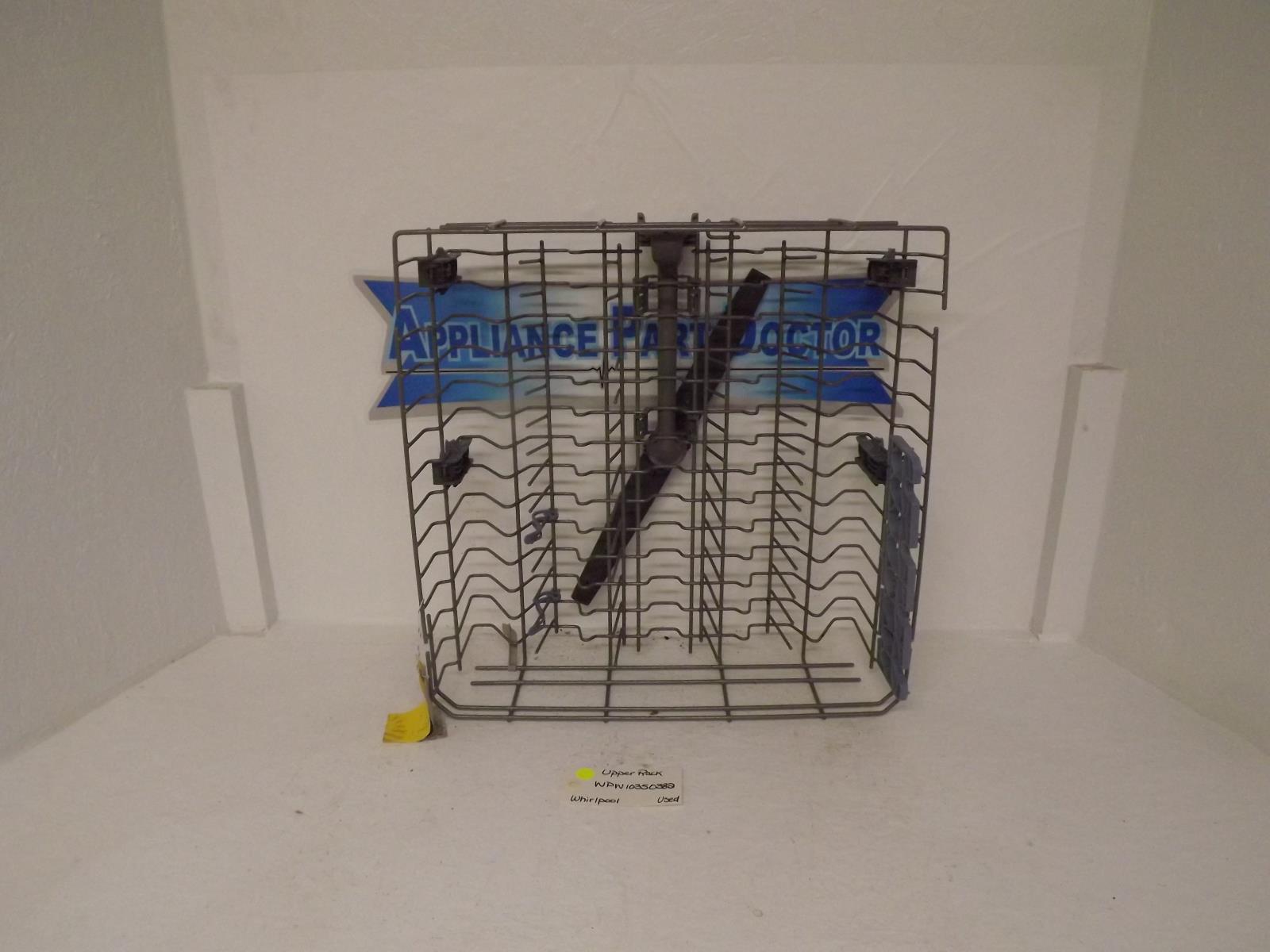 Whirlpool Dishwasher WPW10350382 Upper Rack Used Whirlpool Dishwasher WPW10350382 Upper Rack Used